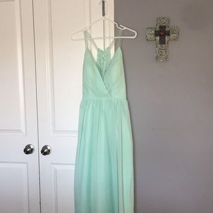 Mint prom/bridesmaid dress